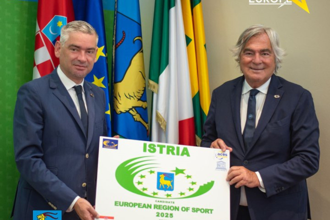 Istra od danas nosi titulu Europske regije sporta