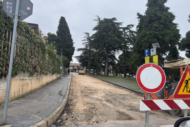 Rovinj započeo s radovima u ulicama Braće Pesel i Vitomira Širola Paje