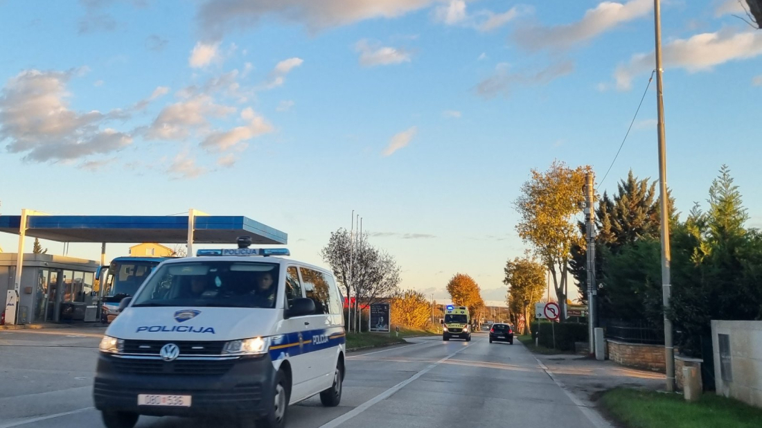 U Vodnjanu teško ozlijeđen motociklist, zadržan u pulskoj bolnici na liječenju