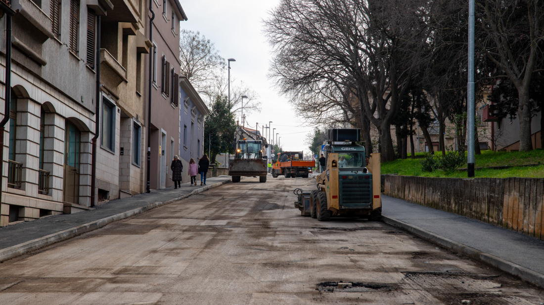 Pula: Radovi u Radićevoj ulici u završnoj su fazi