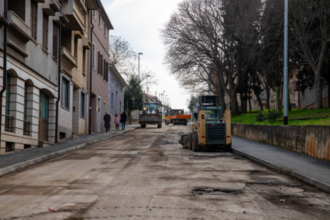 Pula: Radovi u Radićevoj ulici u završnoj su fazi