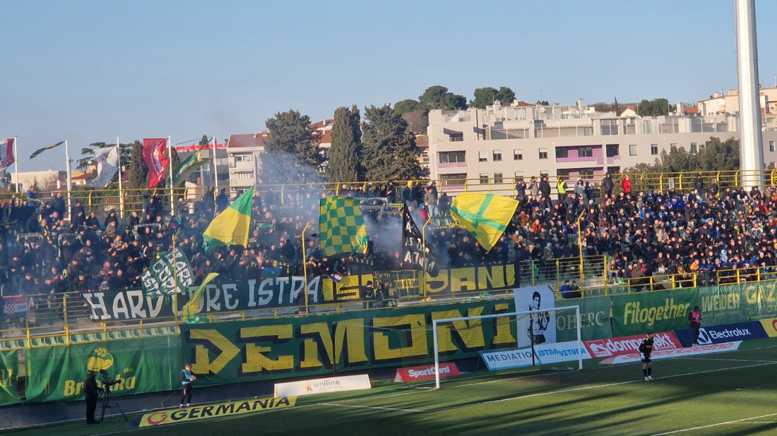 Istra 1961 i Hajduk nakon utakmice na Drosini kažnjeni s više od 12 tisuća eura