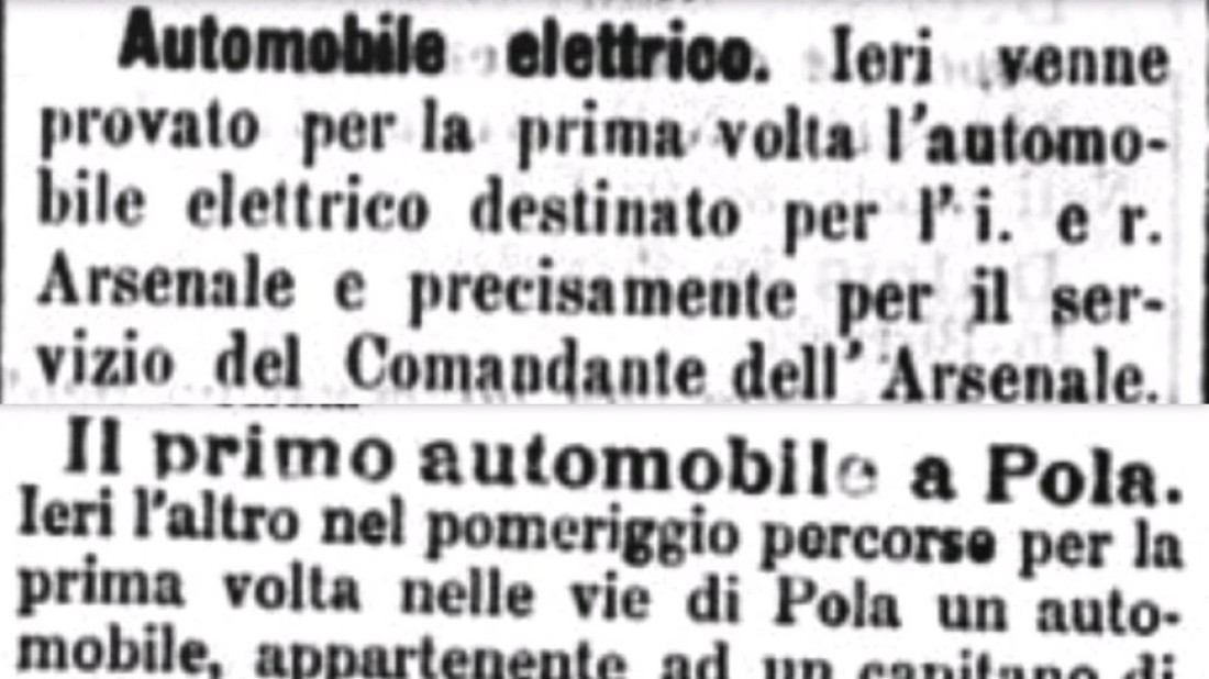 Kad su konji izgubili bitku s benzinom: Automobil prvi put zarežao ulicama Pule 1901.