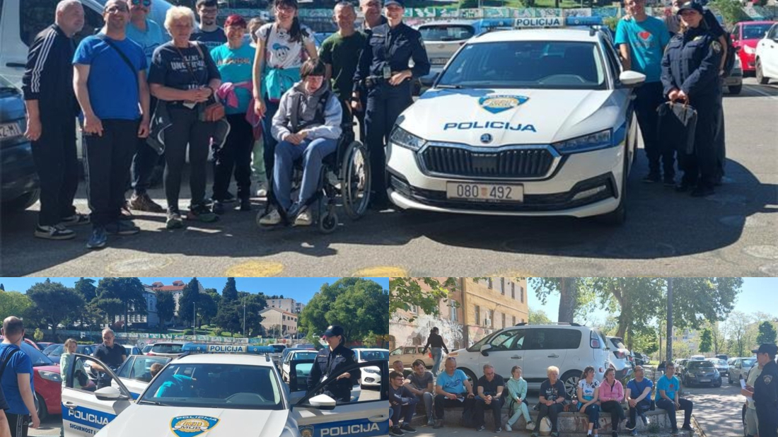 Korisnici Centra za inkluziju Pula učili o sigurnosti uz policijske službenice