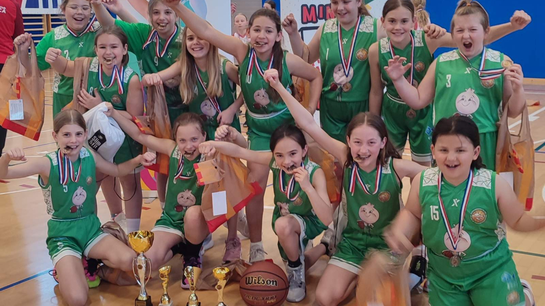 BRONCA ZLATNOG SJAJA! Rovinjske košarkašice U11 među najboljima u Hrvatskoj