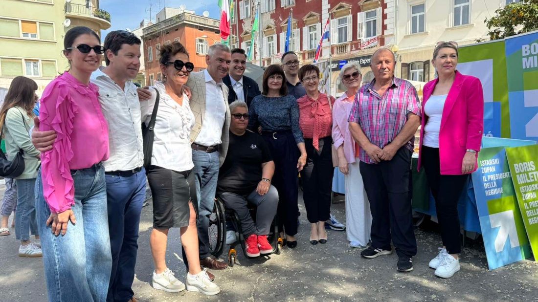 Miletić se u Puli družio s građanima! 'U kampanji baratam argumentima, činjenicama i programom'