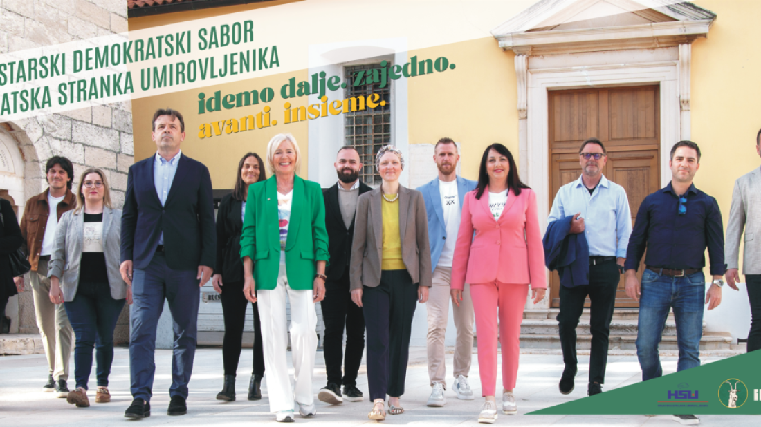 IDS Novigrad predstavio listu za Gradsko vijeće: 'Idemo dalje zajedno! Avanti insieme!'