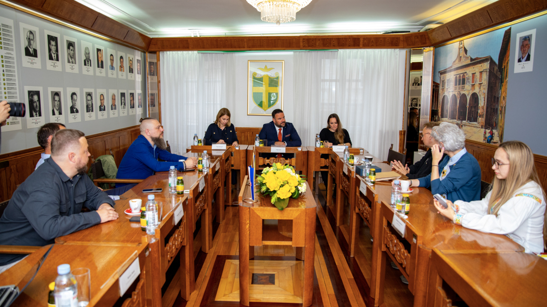 Pula: Delegacija Grada Ljviva prisustvovala radnom sastanku u Komunalnoj palači