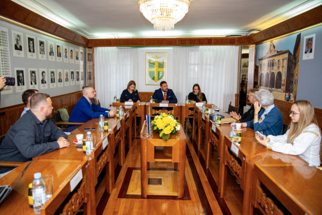 Pula: Delegacija Grada Ljviva prisustvovala radnom sastanku u Komunalnoj palači