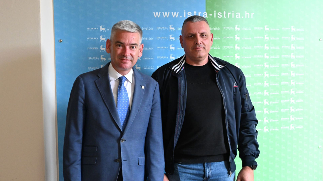 Župan Miletić upriličio prijem za svjetskog prvaka u praktičnom lovu Emila Klimana