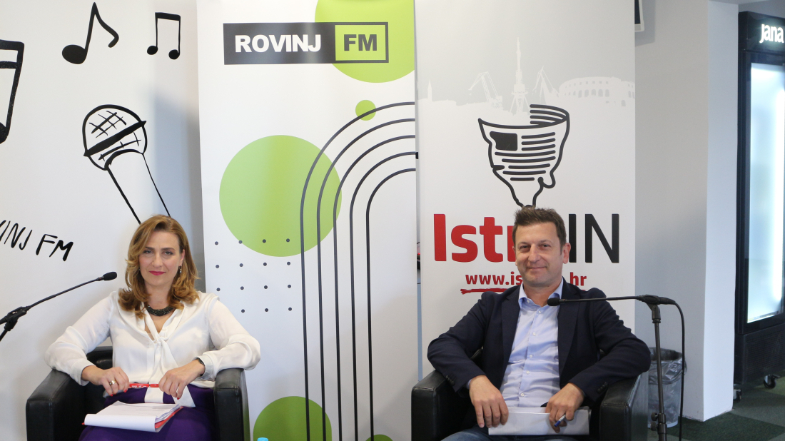 VIDEO: Na Rovinj FM-u održano sučeljavanje Marie Blažine i Emila Nimčevića - kandidata za gradonačelnika/icu Rovinja