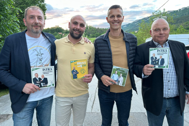 Paus i Draščić: 'Buzet i Županija zajedno za sigurnu vodoopskrbu, bolje ceste i dostupnije zdravstvo'