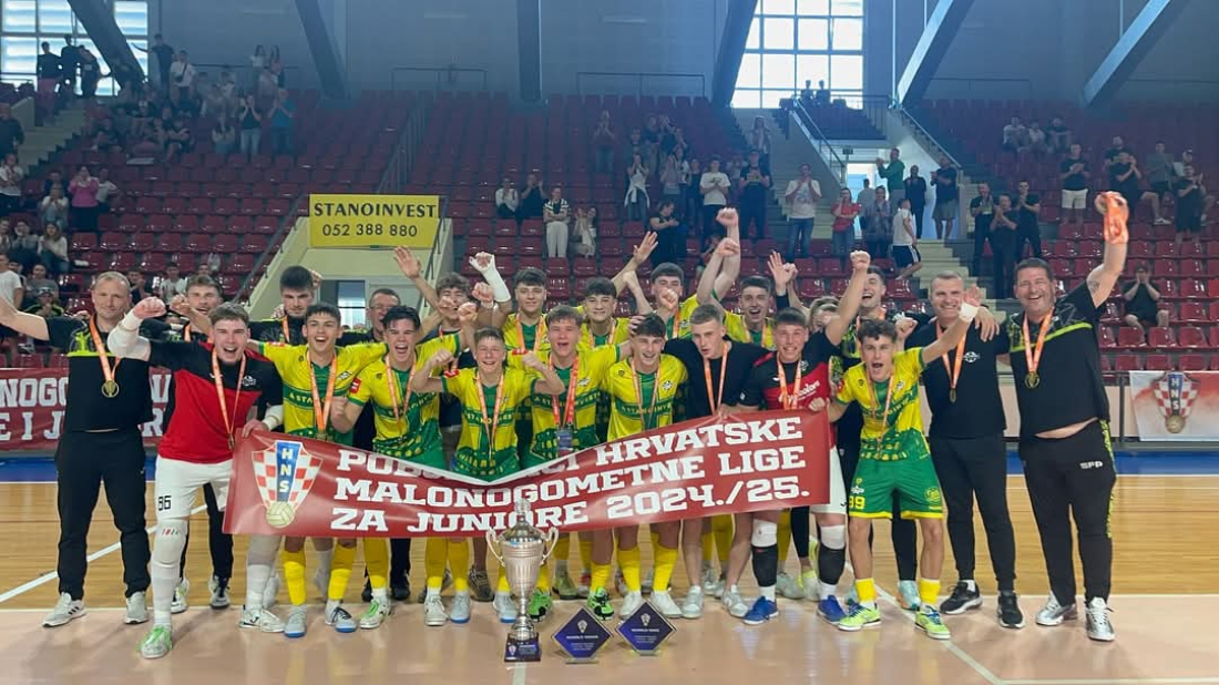 Povijesni uspjeh: Pula slavi nove futsal prvake!