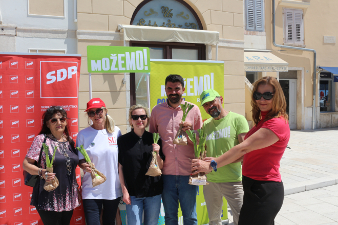 Domaći češnjak kao politička poruka: Možemo! u Rovinju poziva na podršku lokalnoj poljoprivredi