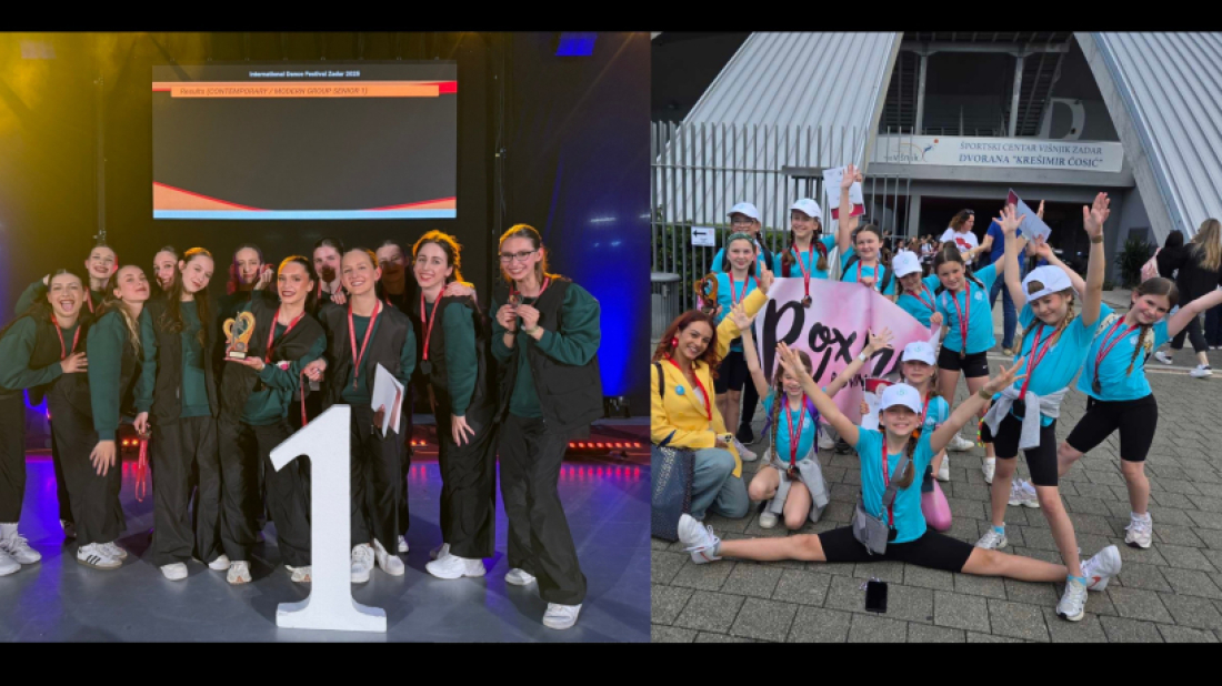 ROXANNE OSVOJIO ZADAR! Rovinjske plesačice briljirale na International Dance Festivalu u Zadru