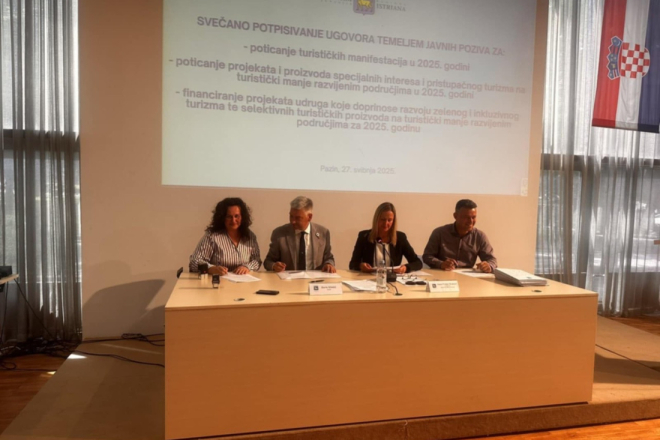 Vižinada osigurala nova županijska sredstva za razvoj turizma, poljoprivrede i manifestacija