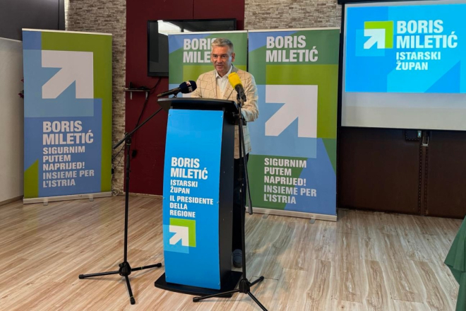 Miletić iz Pule poručio: 'U nedjelju odlučujemo hoće li se o Istri i dalje odlučivati u Istri!'