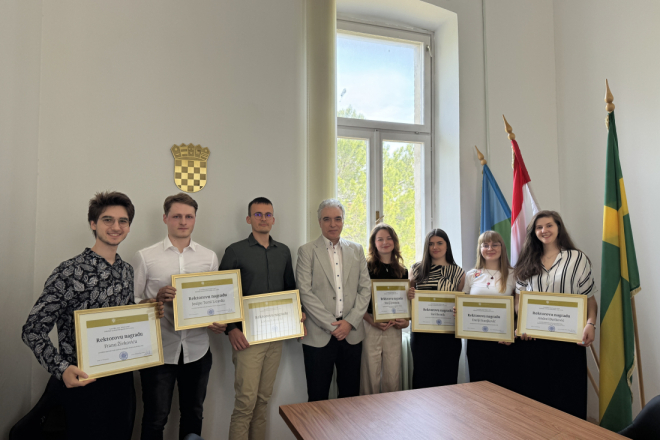 Dodijeljene Rektorove nagrade najuspješnijim studentima Sveučilišta u Puli
