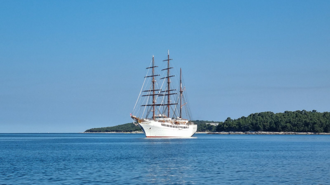 U Rovinj ponovno stigao luksuzni jedrenjak ''Sea Cloud II''