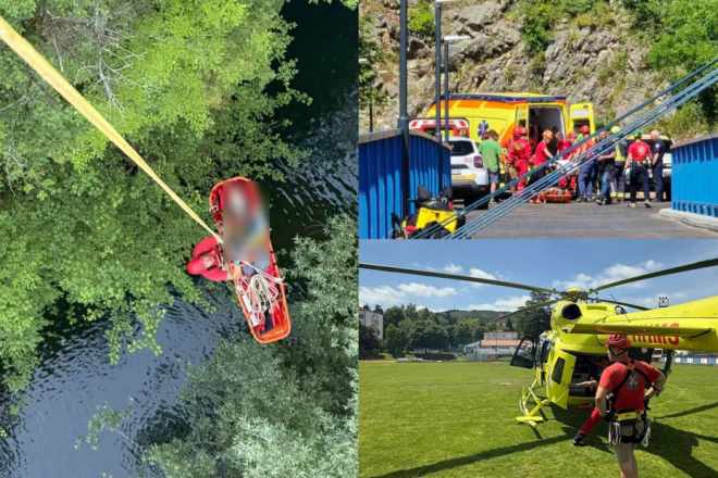 Zahtjevna akcija spašavanja u Pazinu: osoba preživjela pad s 52 metra