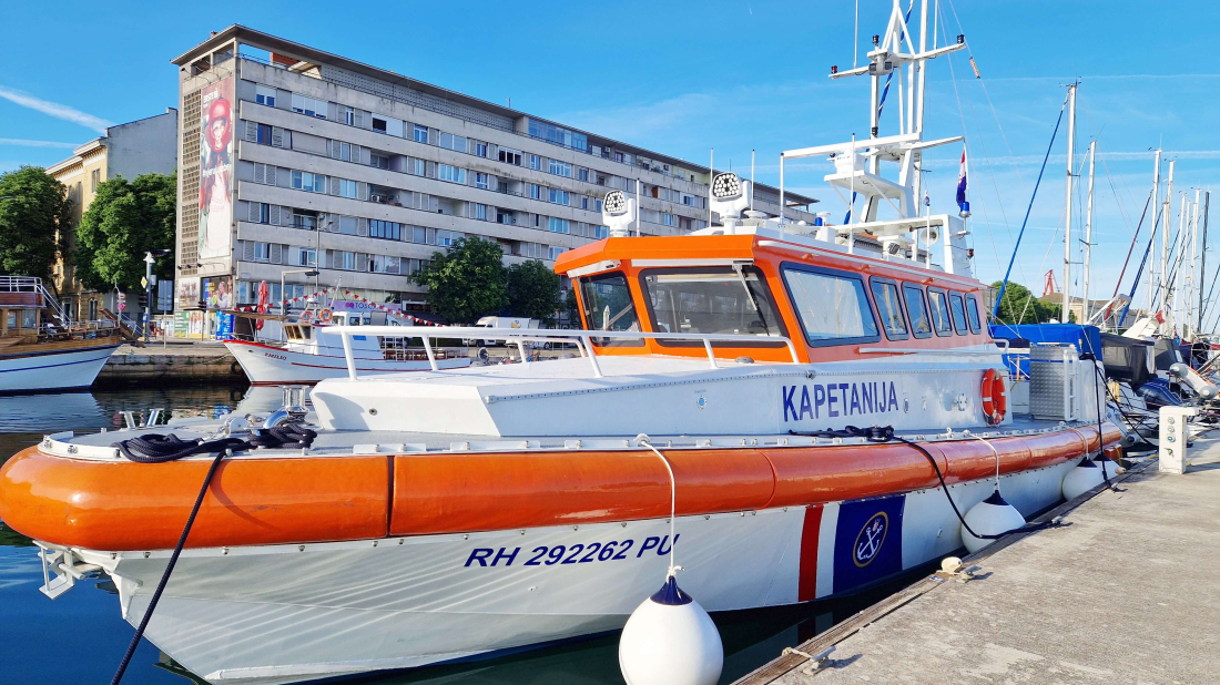 Lučka kapetanija Pula dobila novu brodicu za spašavanje na moru!