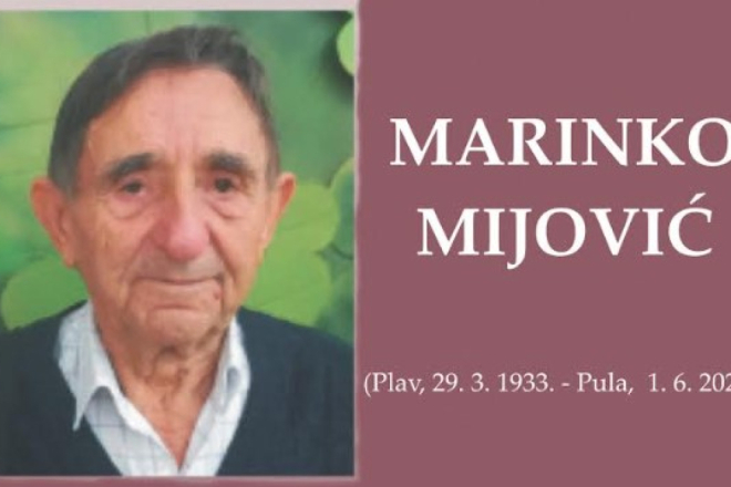 Zauvijek nas napustio majstor aforizma Marinko Mijo Mijović iz Pule