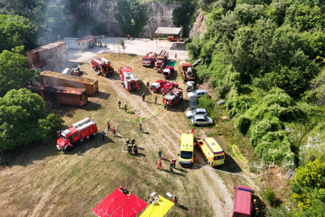 FOTO: U Rovinju održana vježba masovne nesreće!