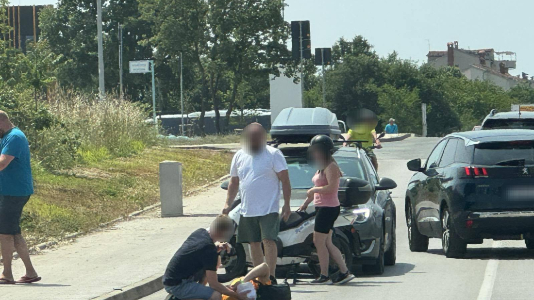 U Rovinju ozlijeđen biciklist! Na teren poslana hitna medicinska pomoć