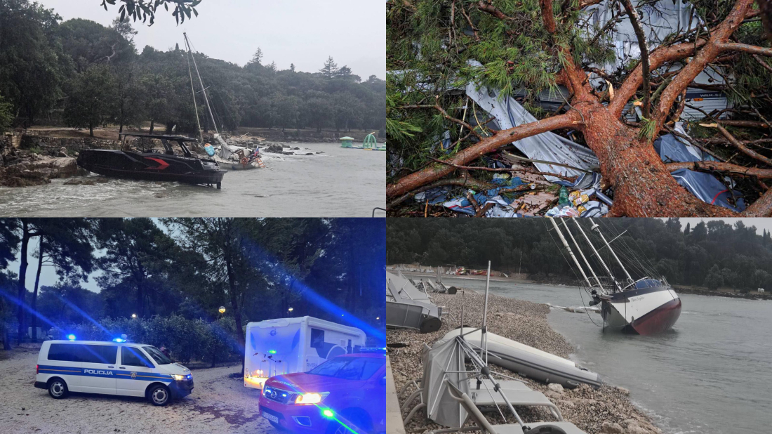 'ROVINJ JE NAJGORE PROŠAO' Stabla se srušila na kampere, šestero ljudi je ozlijeđeno...