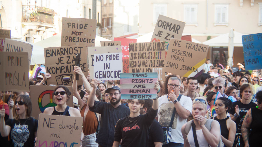 Održan drugi Pula Pride s porukom 'Hodamo i za migrante, siromašne, slobodnu Palestinu...'