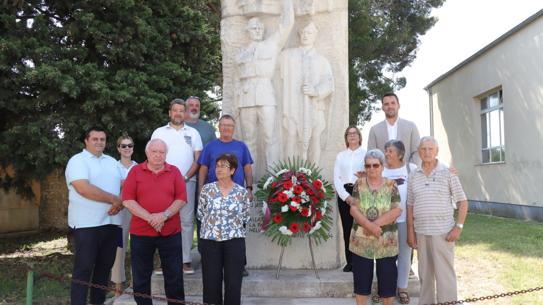 Predstavnici Gradske uprave i antifašisti Vodnjana obilježili Dan antifašističke borbe