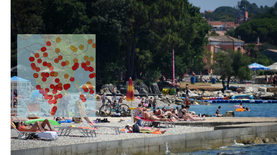 Hrvatska na vrhuncu toplinskog vala, u Istri već u 8 ujutro 31 °C