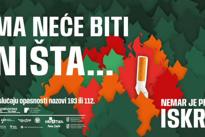 'Ma neće biti ništa' - Nemar je prva iskra: Hrvatske šume donose novi spot za protupožarnu sezonu