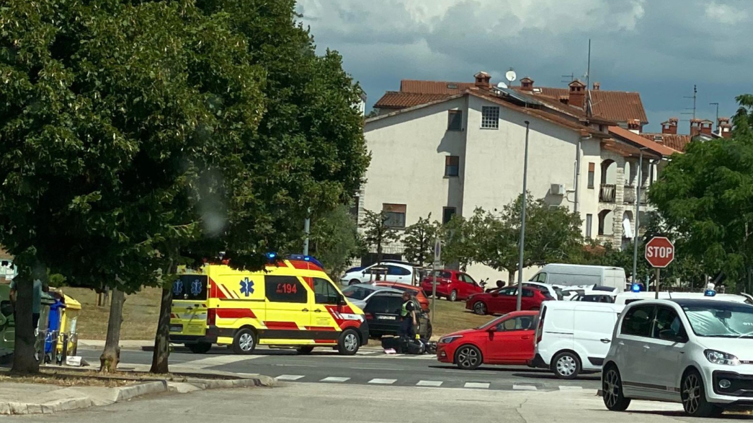 U Rovinju došlo do prometne nesreće, na terenu hitna i policija