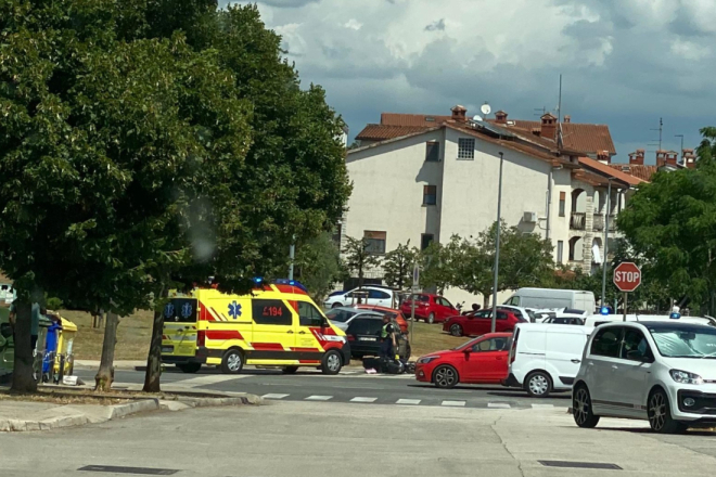 U Rovinju došlo do prometne nesreće, na terenu hitna i policija