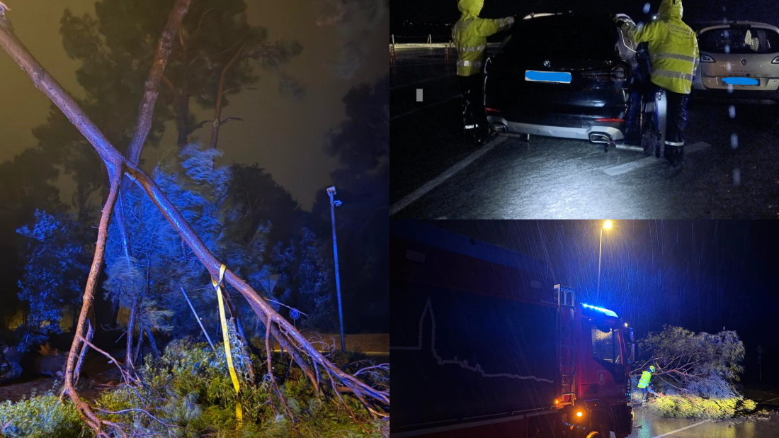 Rovinjski vatrogasci ponovno intervenirali nakon nevremena, građani ostavili automobile na Valdibori