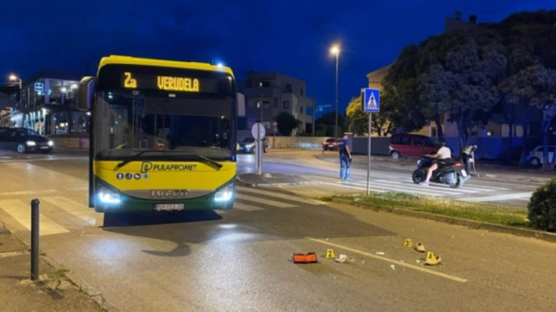 Nakon naleta autobusa, pješakinja preminula u OB Pula