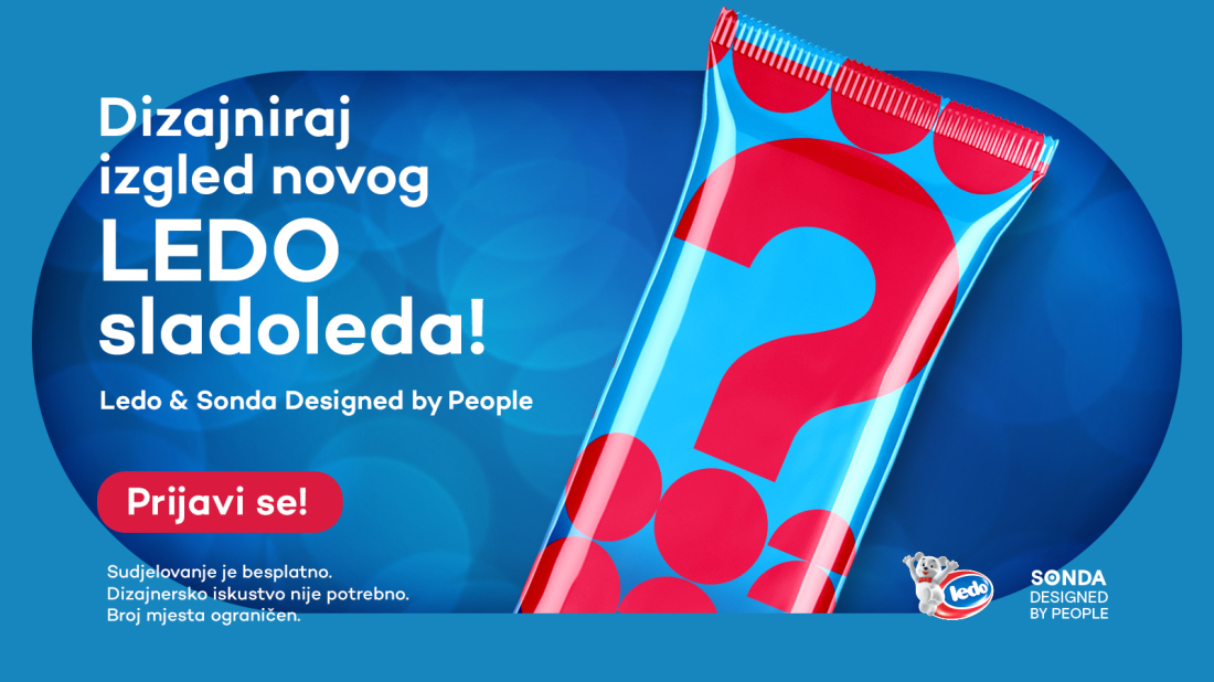 Ledo i Sonda pozivaju te da osmisliš izgled novog sladoleda