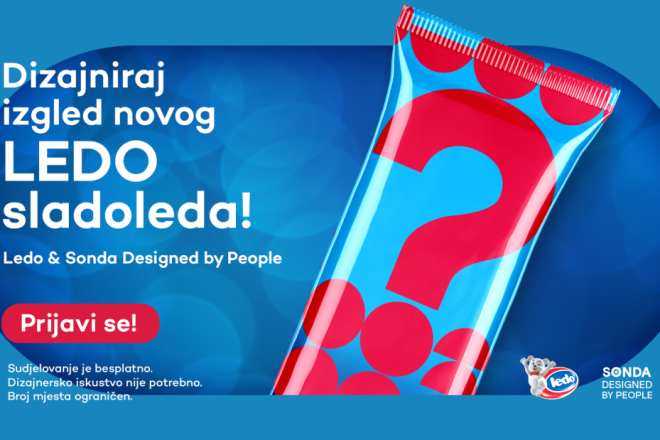 Ledo i Sonda pozivaju te da osmisliš izgled novog sladoleda