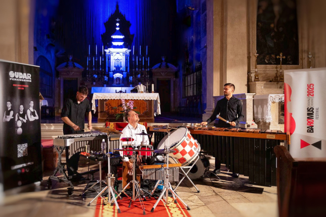 ROVINJ: Stajaće ovacije za Sudar Percussion Trio u završnici 21. Baromus Festivala