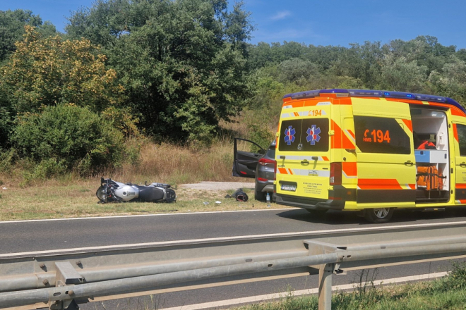 Nije propustio motociklista – nesreća kod Vodnjana završila s teškim ozljedama