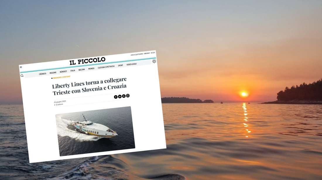 Talijanski ''Il Piccolo'' piše o povratku brzih brodskih linija između Trsta i Istre
