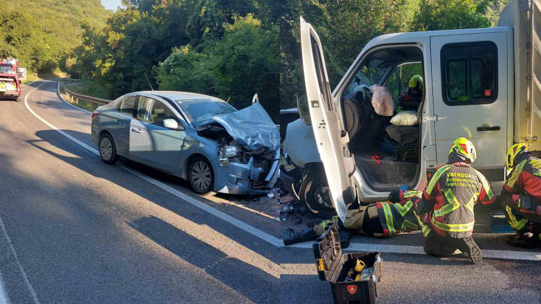 NESREĆA KOD LIMA: U frontalnom sudaru automobila i kamiona ozlijeđeno više osoba
