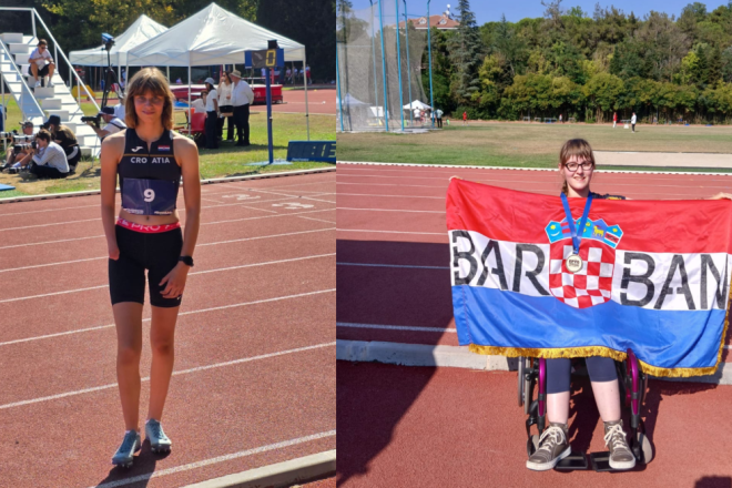 Briljirale na Europskom prvenstvu: Sara Marić i Manuela Diminić predvodile hrvatske paraatletičare do osam medalja