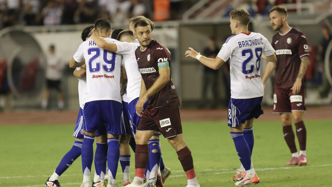 Hajduk slavio protiv Istre u dramatičnoj završnici – utakmica kasnila zbog olujnog nevremena