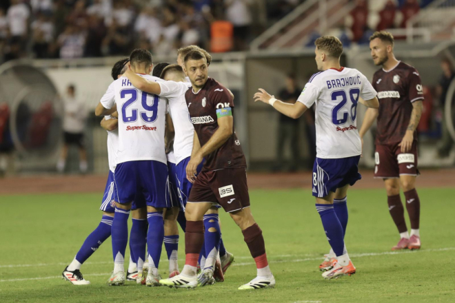 Hajduk slavio protiv Istre u dramatičnoj završnici – utakmica kasnila zbog olujnog nevremena