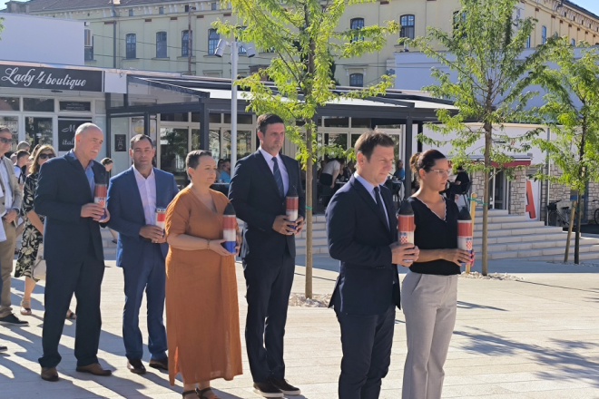 U Rovinju održane komemoracije uoči Dana pobjede i domovinske zahvalnosti te Dana hrvatskih branitelja