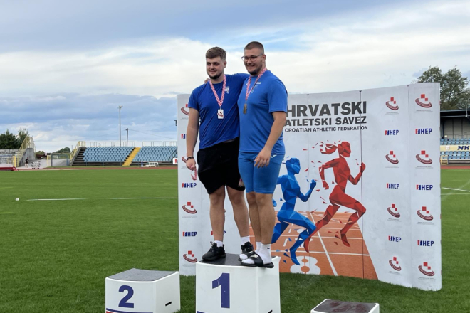 Puležan Luka Jurić nastavio niz osobnih rekorda: Treći u Hrvatskoj u bacanju kladiva