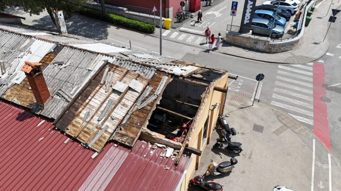 Obnova nakon nevremena u Rovinju: Prvi na redu krov Škvera