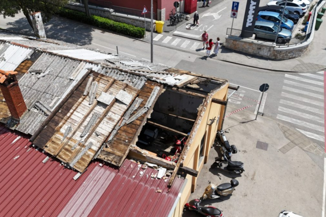 Obnova nakon nevremena u Rovinju: Prvi na redu krov Škvera